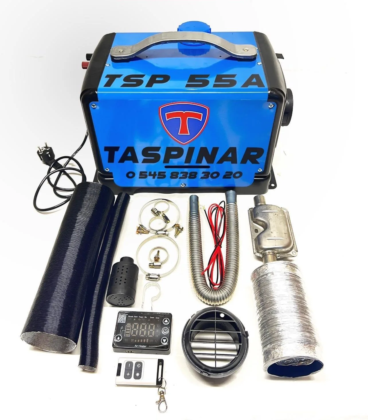 TSP55A PRO DİZEL ISITICI Türkiyenin İlk Taşınabilir Dizel Isıtıcısı 5.5 kW Çelik Gövde