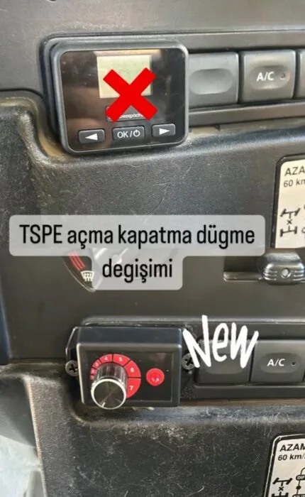 Eberspächer D2 D4 muadil düğme montajı