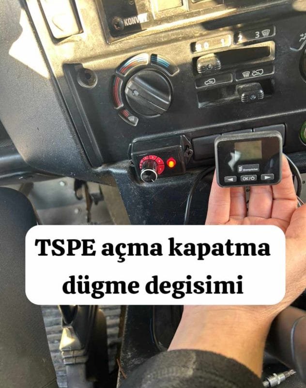 Eberspächer Airtronic D2 D4 uyumlu bozuk EasyStart Select dijital ekran arızası yerine takılan TSPE uyku modlu kırmızı ısı ayar düğmesi montajı