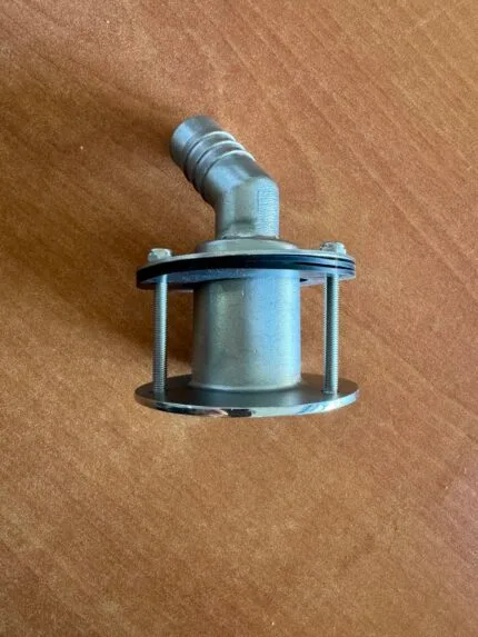 tekne yat marin egzoz cikis ucu krom 24mm paslanmaz