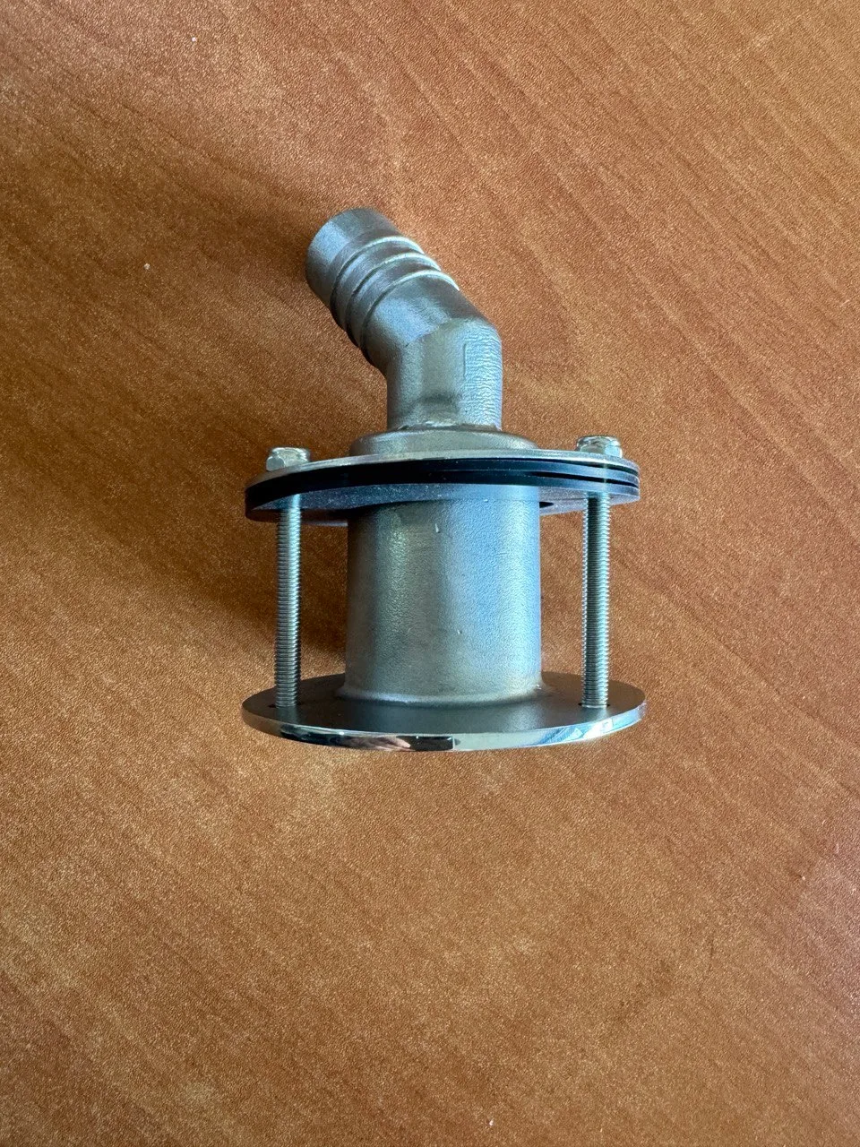 tekne yat marin egzoz cikis ucu krom 24mm paslanmaz
