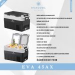 Evacool Germany EVA 45 AX Çift Kapak Çift Kontrol Araç İçi Buzdolabı - Görsel 5