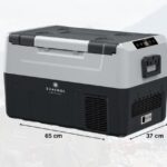 Evacool Germany EVA35A tek kapak çift bölme araç içi buzdolabı