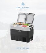 Evacool Germany EVA 55 AX çift kapak çift kontrol araç içi buzdolabı - Görsel 5