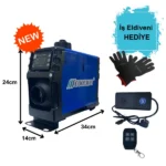 Coolman Webasto Tipi A44 Mini Portatif Dizel Isıtıcı (2.8kW)
