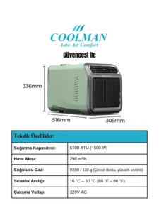 Alpicool Portatif Klima (220V)