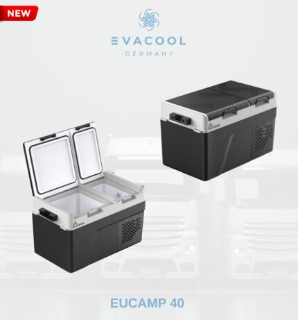 EVACOOL EU CAMP 40LT Çift Kapak Taşınabilir Buzdolabı Dondurucu