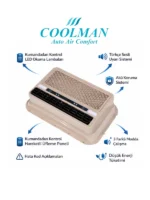 COOLMAN D-10000 EXCELLENCE Elektrikli Tavan Kliması - Görsel 6